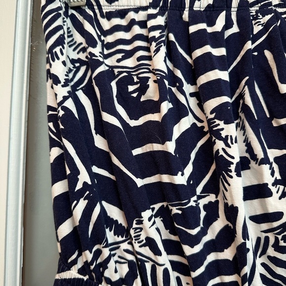 Lilly Pulitzer Blue White Oh Cabana Boy Umbrella Sleeveless Dress Size Small S - Picture 6 of 10